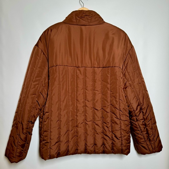 TᴏᴘMᴀɴ Vᴇʀᴛɪᴄᴀʟ Pᴜꜰꜰᴇʀ Jᴀᴄᴋᴇᴛ ɪɴ Cᴏᴘᴘᴇʀ Bʀᴏᴡɴ - Picture 10 of 15